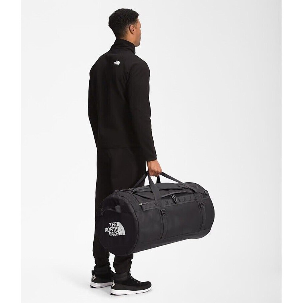 The North Face BASE CAMP DUFFEL 95L BAG - TNF BLACK - LARGE New w/tag $159 - Picture 8 of 9